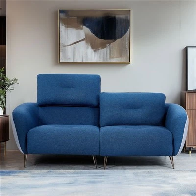 Soffa Ffabrig Velvet Moethus Ystafell Fyw